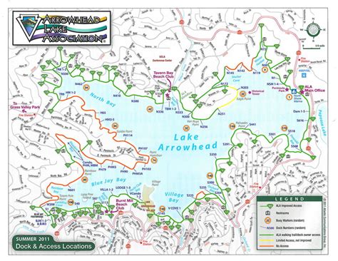 Dock & Access Locations – Arrowhead Lake Life