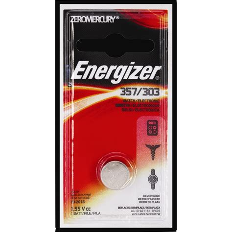 Battery Energizer 1pk 357 Silver 357bpz I/N 4410391 | Bunnings Warehouse