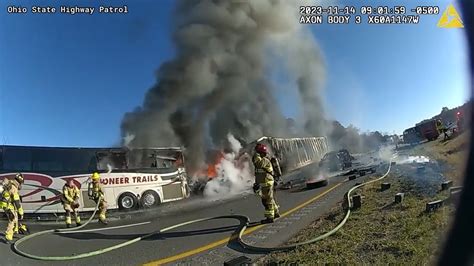 Troopers Release Video Showing Aftermath Of Ohio Bus Crash That Killed 6 Youtube