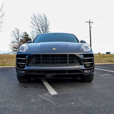 Black 2015 Porsche Macan Turbo Sport Utility automatic For Sale ...