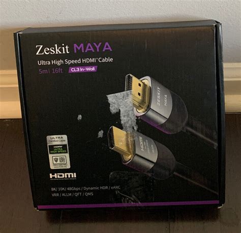 Zeskit Maya K Gbps Certified Ultra High Speed Hdmi Cable Ft Cl In