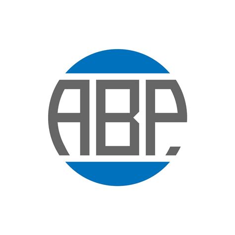 ABP letter logo design on white background. ABP creative initials ... 