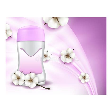 Deodorant Women Set Cartoon Vector Illustration Stock Illustration