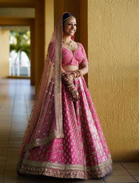 Pink Sabyasachi Bridal Lehenga Choli | ubicaciondepersonas.cdmx.gob.mx