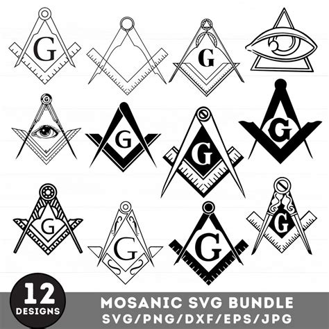 Masonic Svg Bundle Freemason Svg Third Eye Svg Masonic Freemason