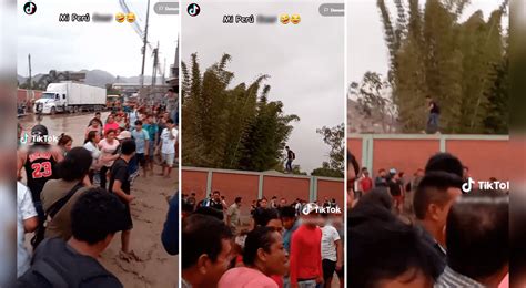 TikTok viral Solo en Perú Joven camina por el borde de una pared