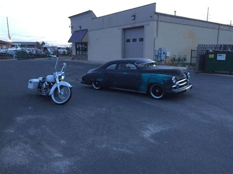 1950 chevy chop top lead sled barn find