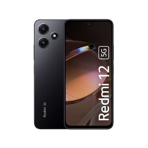 Смартфон Xiaomi Redmi 12 5G 4 128GB Midnight Black Global NFC купити