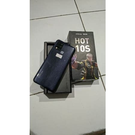 Jual Infinix Hot 10s Ram 4 64gb Fullset Baterai 6000 Mah Shopee Indonesia