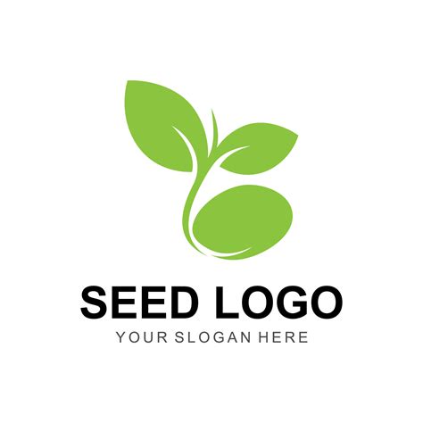 Seed Vector Logo 8222175 Vector Art At Vecteezy