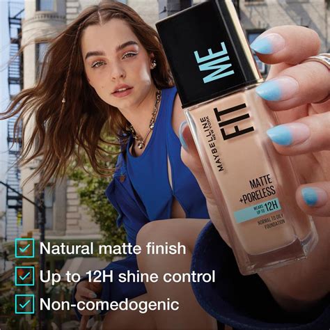 Buy Maybelline Fit Me Matte Poreless Mattifying Liquid Foundation Warm Nude Online At
