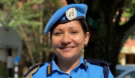 Nepals Sangya Malla Awarded As Un Police Woman Of The Year 2021