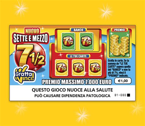 Gratta E Vinci Nuovo Sette E Mezzo Non Pi Disponibile Grattaevinci