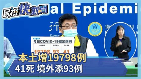 快新聞／本土再增19798例、41死！ 境外添93例－民視新聞 Youtube