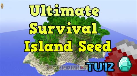 Minecraft Xbox 360 Jungle Survival Island Seed Tu12 Youtube