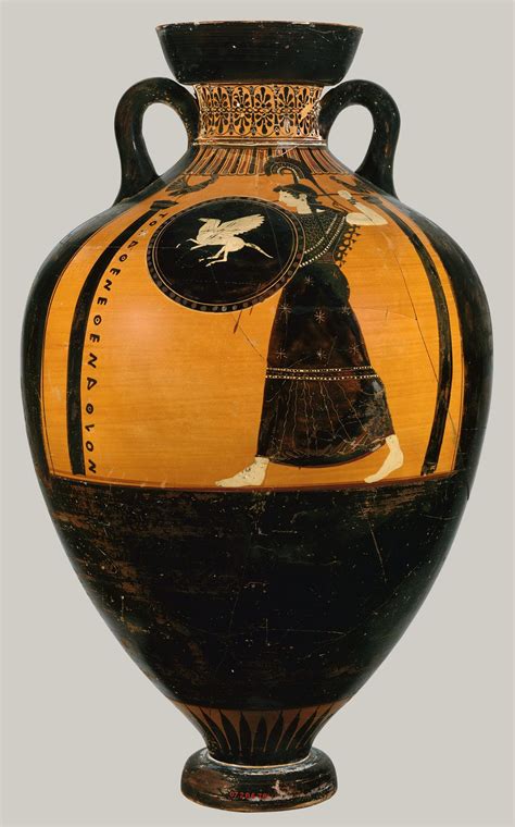 Attributed To The Kleophrades Painter Terracotta Panathenaic Prize