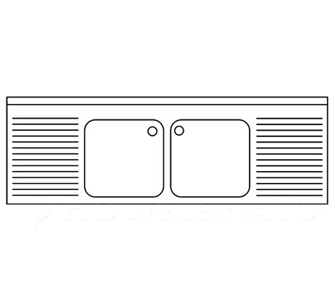 Fregadero Distform Gama 600 Con Bastidor Y Puertas Correderas