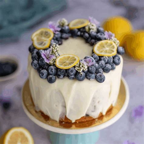 Berry Vanilla Naked Cake Recipe With Lemon Whipped Cream Recipes By Lucelle