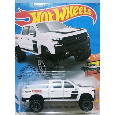 Chevy SilveradoTrail Hotwheels Caminhonete Pickup Miniatura Hot Wheels Shopee Brasil