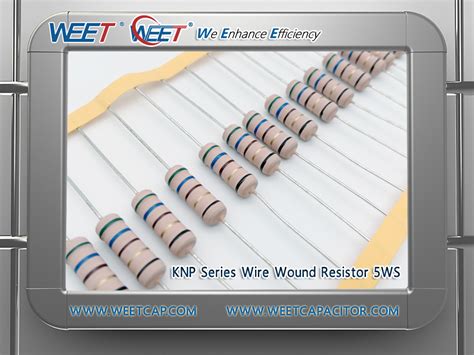 Weet Knp Series Wire Wound Resistor Ws Temp Coefficient Ppm C