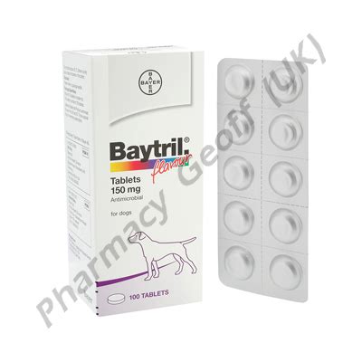 Baytril Enrofloxacin 150mg 10 Tablets Pet Medicines