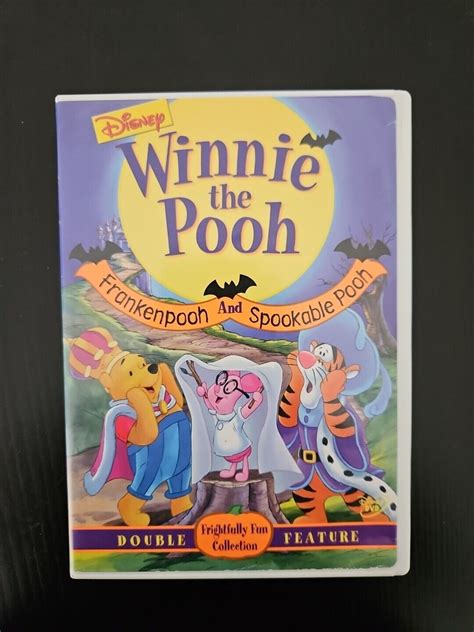 Winnie The Pooh Frankenpooh And Spookable Pooh Dvd Rare Oop