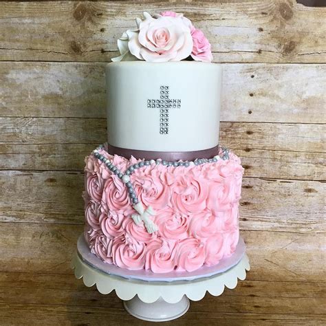 Elegant First Communion Cake