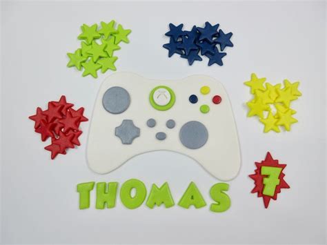 Edible Game Controller Cake Topper Fondant Game Controller Cake Topper