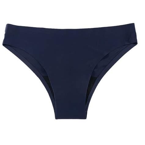 Bas De Maillot De Bikini Menstruel Junior Pour Femme Marque Kaki Absorbant Taille Haute
