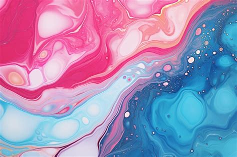 Premium AI Image | Colorful marble pattern