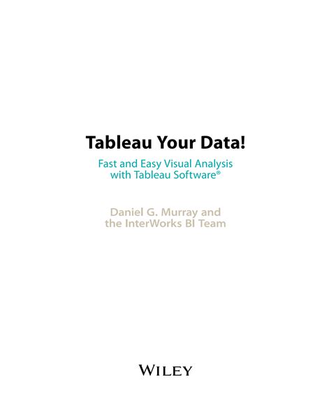 SOLUTION Tableau Your Data Fast And Easy Visual Analysis With Tableau