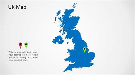 Uk Map For Powerpoint Slidemodel