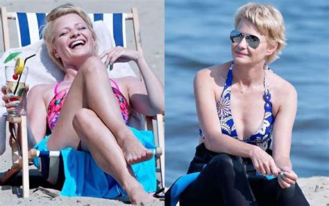 Ma Gorzata Ko Uchowska W Bikini Na Pla Y W Gdyni Dostrzegli My Pocz Tki Cellulitu