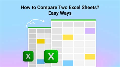 How To Compare 2 Worksheets In Excel