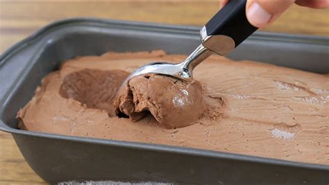 Easy Homemade Chocolate Ice Cream Recipe Only 3 Ingredients Youtube