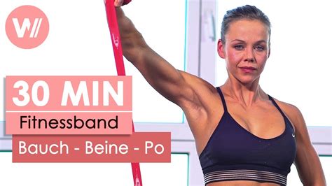 Bauch Beine Po Workout Mit Dem Fitnessband Zur Sexy Bikinifigur Gymloop Mit Kira Von