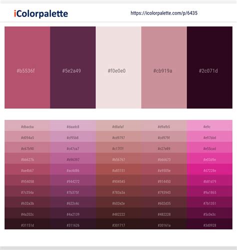 1 Latest Color Schemes with Finn And Aubergine Color tone combinations | 2024 | iColorpalette