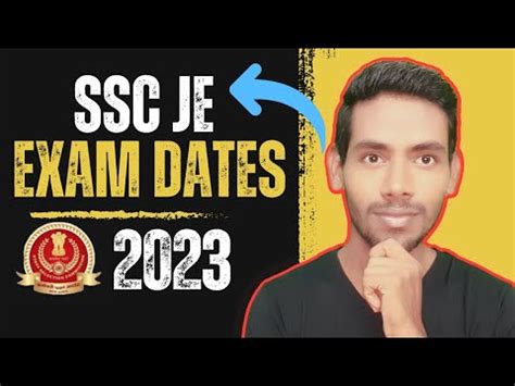 Ssc Je Expected Exam Dates Ssc Je Exam Date Ssc Je