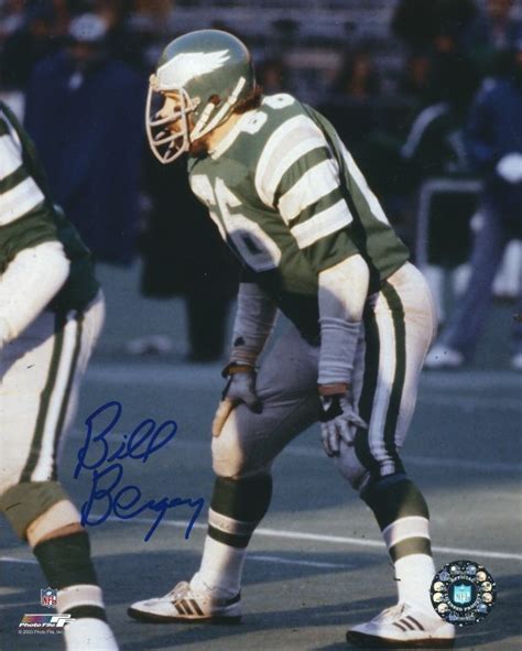 Autographed BILL BERGEY 8X10 Photo - Philadelphia Eagles - Main Line ...