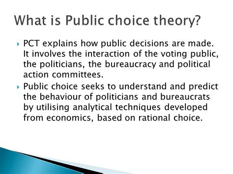 Public Choice Theory Emerged In S Gained Popularity In S