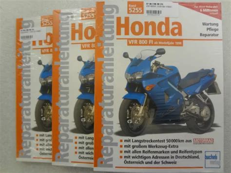 Reparaturanleitung Werkstatthandbuch Honda Vfr Fi Rc