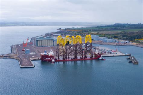 First Turbine Jackets Arrive At Moray Firth Offshore Wind Project