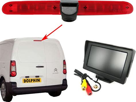 Dolphin Automotive Brake Light Rear Reversing Camera Fits Citroen