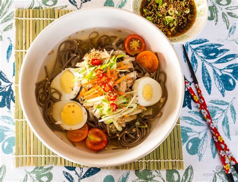 Korean Cold Buckwheat Noodles In A Chilled Broth Asian Recipes At Home