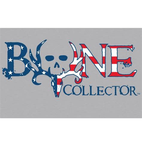 American Flag Bone Collector Logo Tee