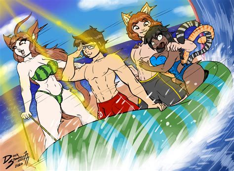 Comm Aquatic Fun By Darkshadow Hentai Foundry
