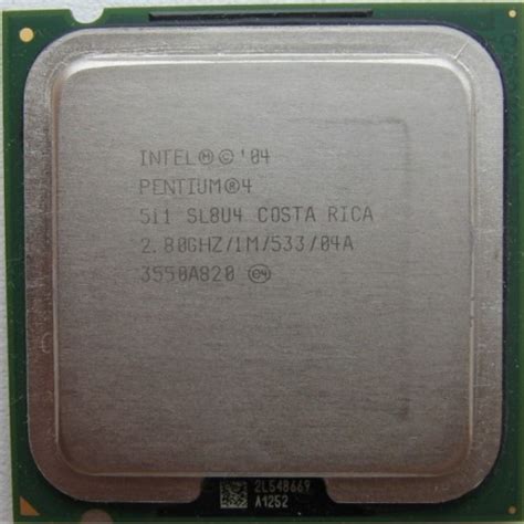 Процессор LGA 775 Intel Pentium 4 511 2.8 GHz 1M/533