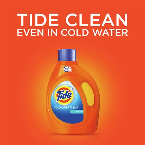 Tide Coldwater Clean Fresh He Turbo Clean Liquid Laundry Detergent 92