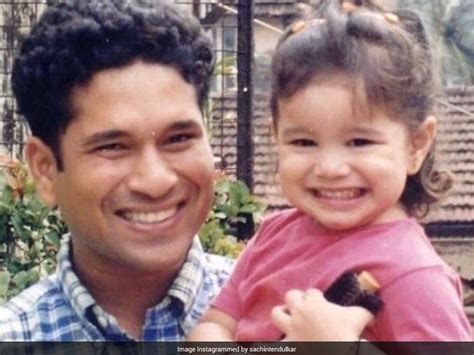 Sachin Tendulkar Posts Cute Throwback Picture With Daughter Sara ...