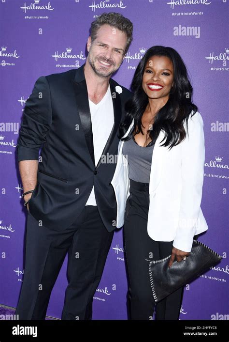 Keesha Sharp And Brad Sharp Attending Hallmarks Put It Into Words